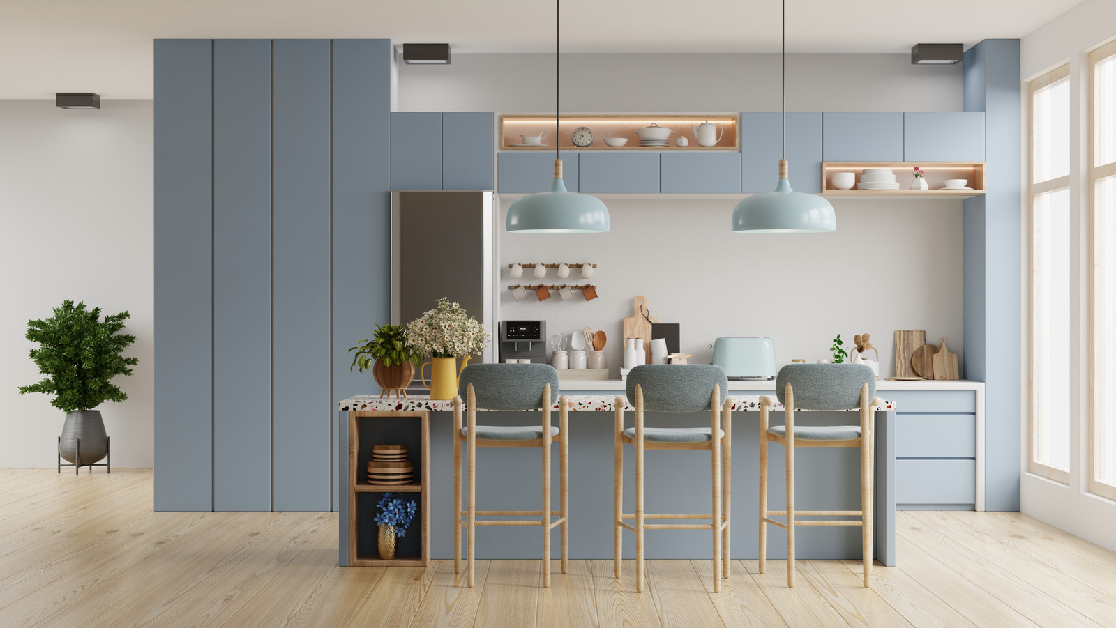 Rose Gold Kitchen in Surrey