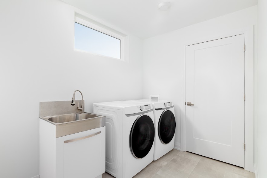 home renovation in Surrey for laundry room